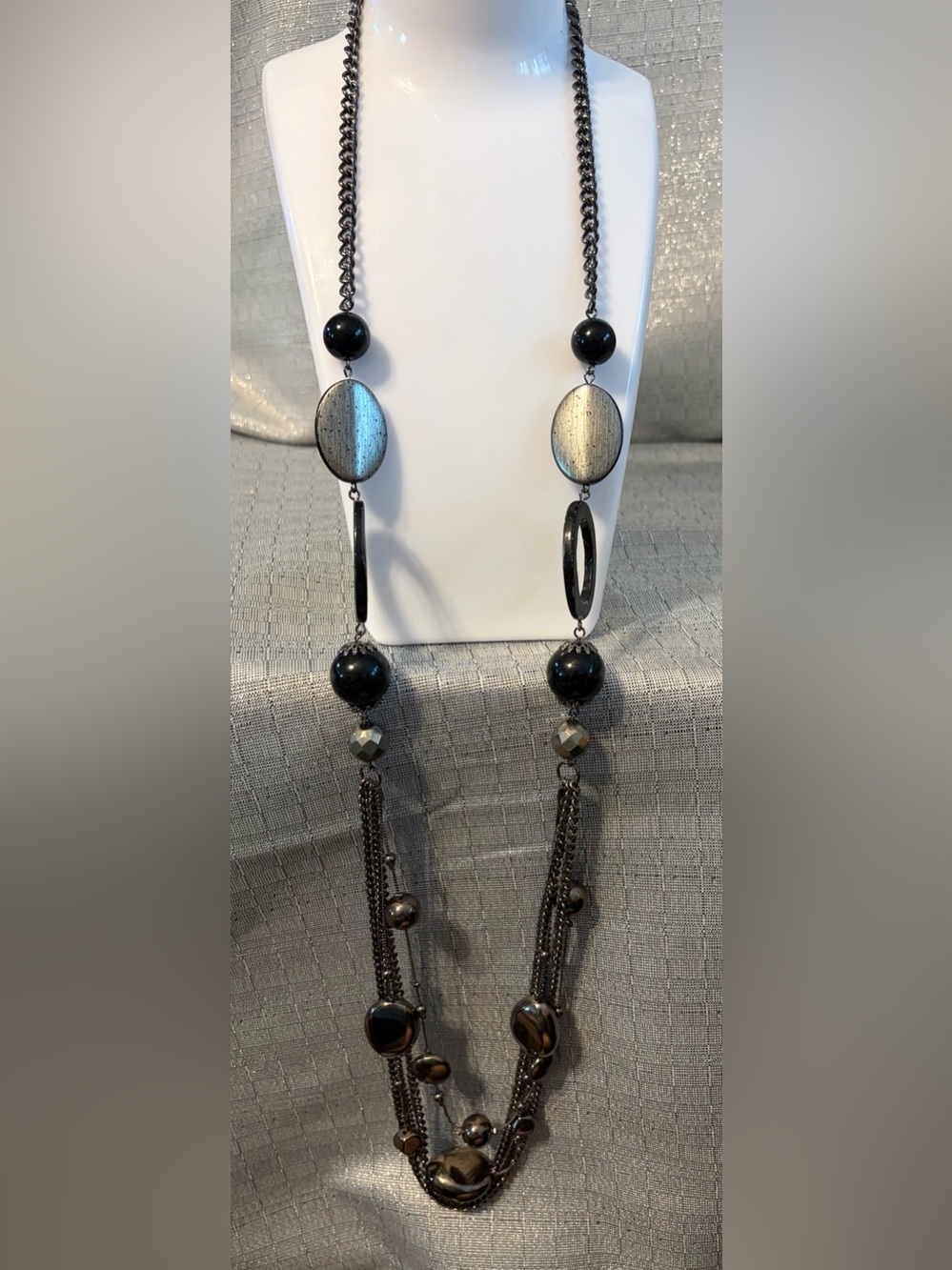 Lia Sophia Long Station Necklace